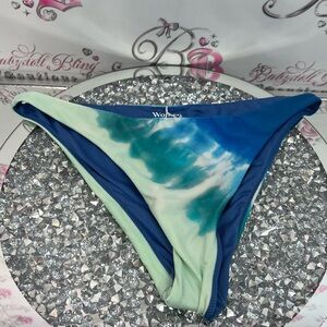 O'Neill bikini bottoms tie dye brand new with tags Blue and Green Bikini Bottoms